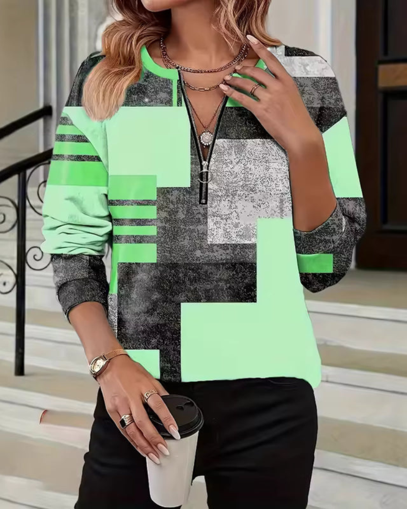 Mia | Pullover im Farbblock-Stil