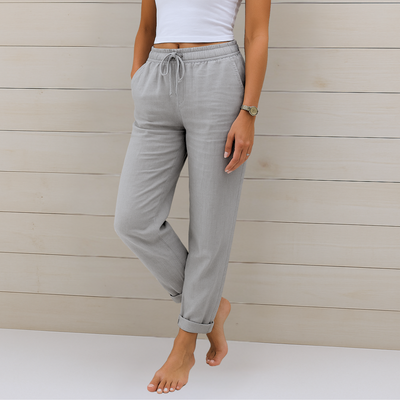 Antonia | Freizeithose mit Schnürzug und Bündchenabschluss