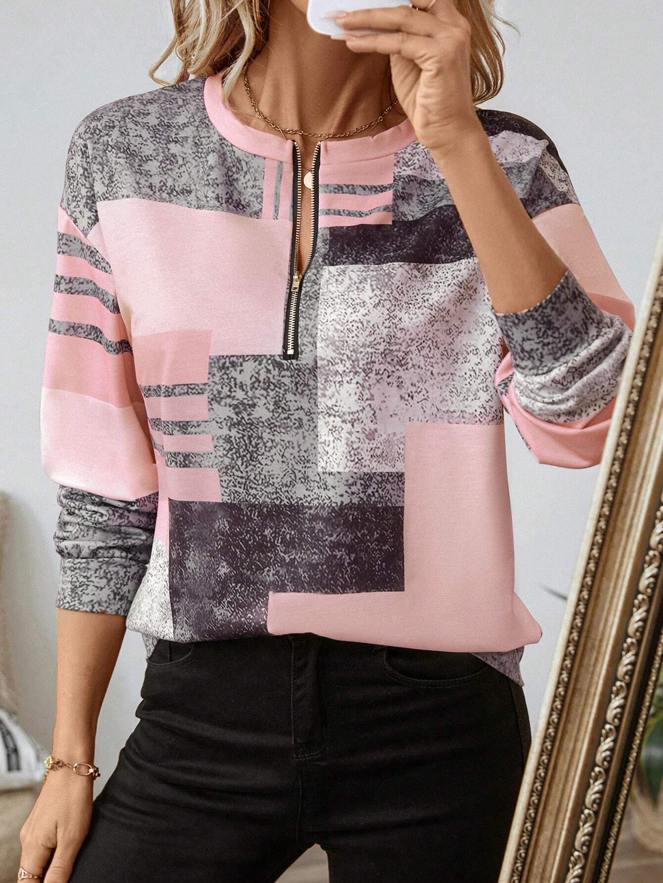 Mia | Pullover im Farbblock-Stil