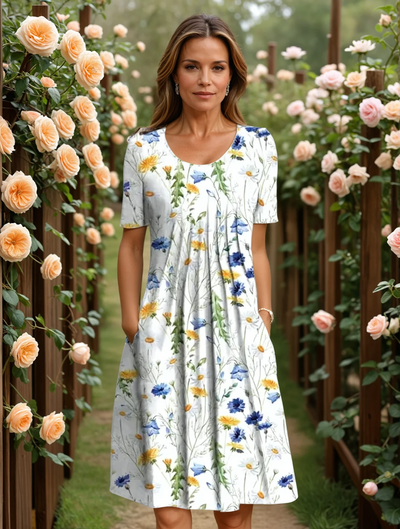 Vivien | Feminines A-Linien-Kleid für jede Figur