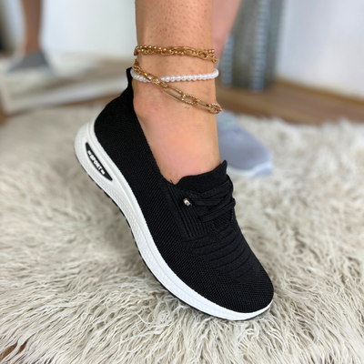 Jasmin | Bequeme Schlupfschuhe mit atmungsaktivem Strick