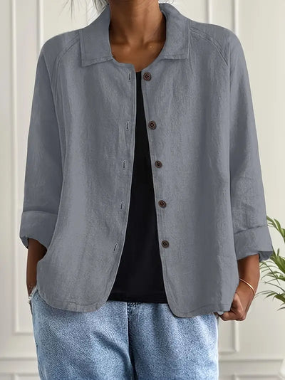 Veronika | Modern geschnittene Shirt-Jacke im Casual-Stil