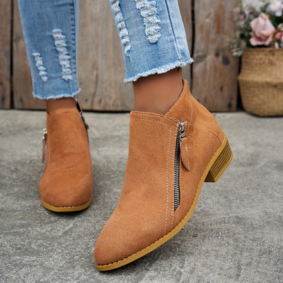 Augusta | Klassische Stiefeletten mit seitlichem Reißverschluss