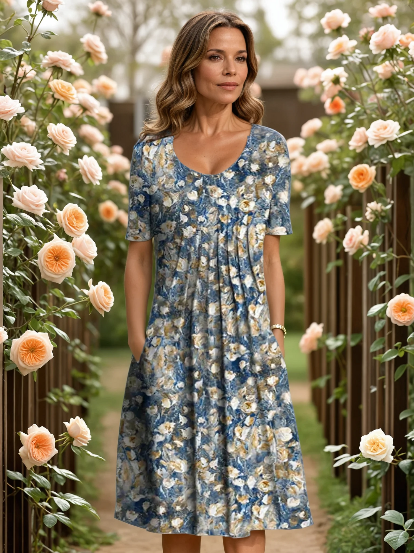 Vivien | Feminines A-Linien-Kleid für jede Figur