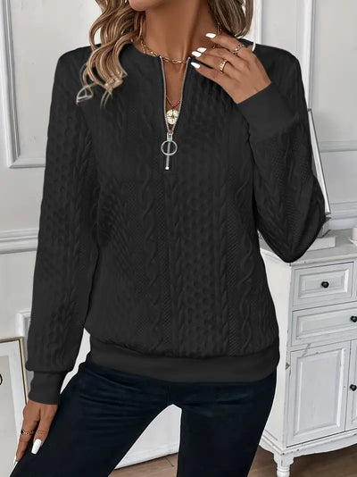Marisa | Strickpullover mit Reißverschluss