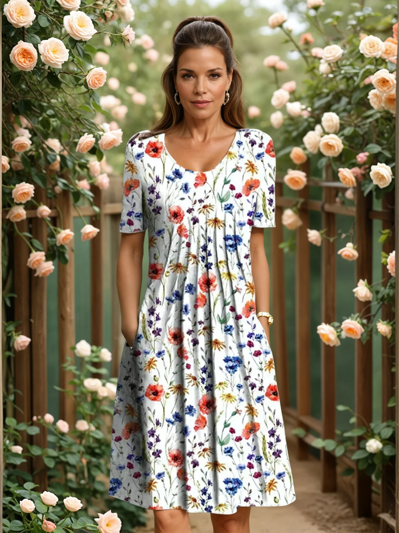 Vivien | Feminines A-Linien-Kleid für jede Figur