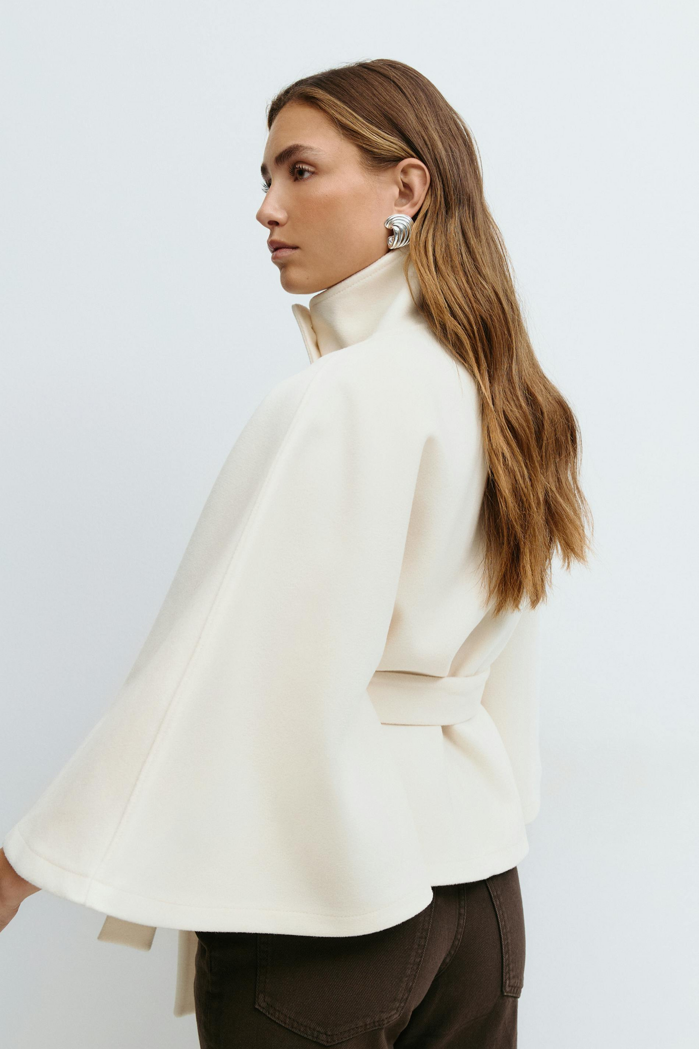 Chiara | Capejacke mit Gürtel