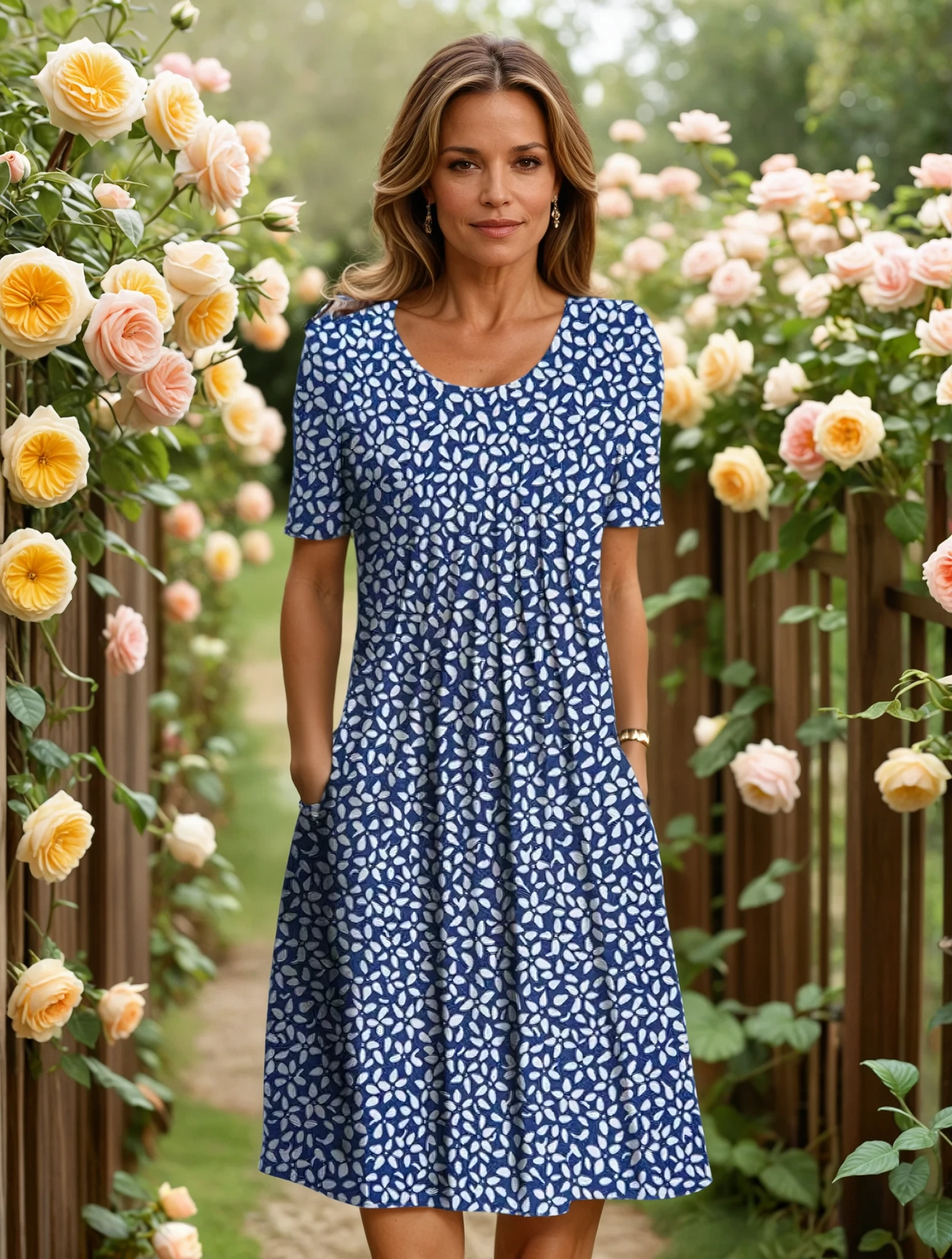 Vivien | Feminines A-Linien-Kleid für jede Figur