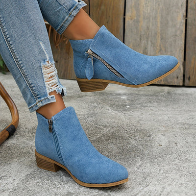 Augusta | Klassische Stiefeletten mit seitlichem Reißverschluss