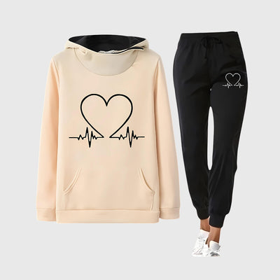 Minna | Zweiteiliges Set mit Kapuzenpulli und Jogginghose