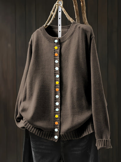Selina | Komfortable Baumwoll-Strickjacke