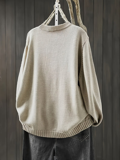 Selina | Komfortable Baumwoll-Strickjacke