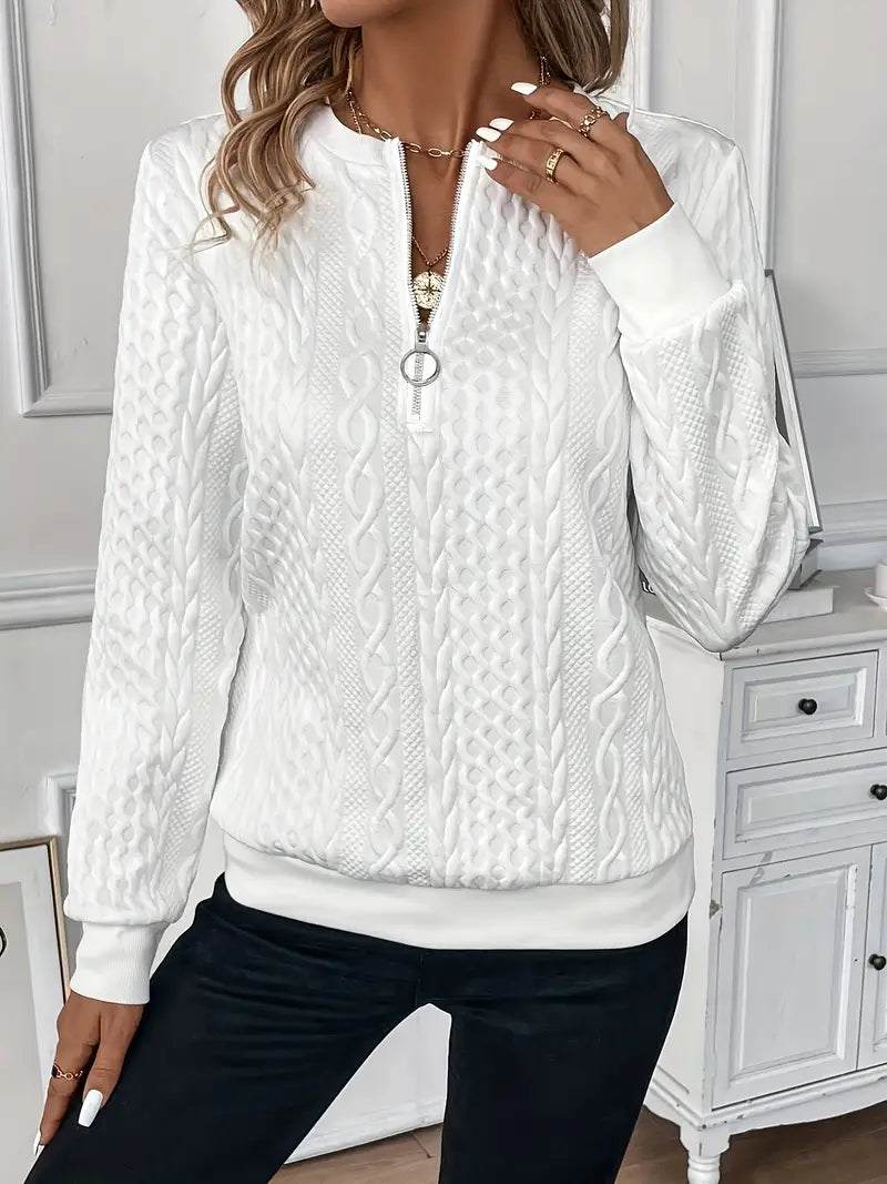Marisa | Strickpullover mit Reißverschluss