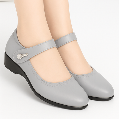 Monika | Riemchenpumps mit Keilabsatz