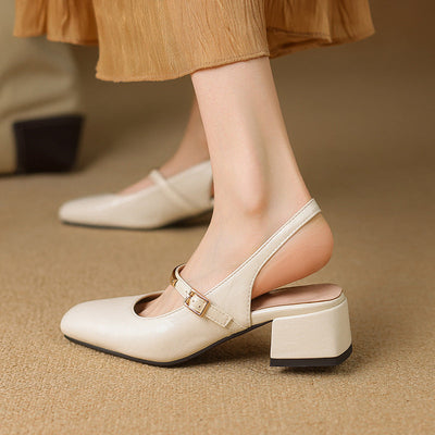 Emilia | Mary Jane Dirndl Schuhe mit mittlerem Absatz für Oktoberfest