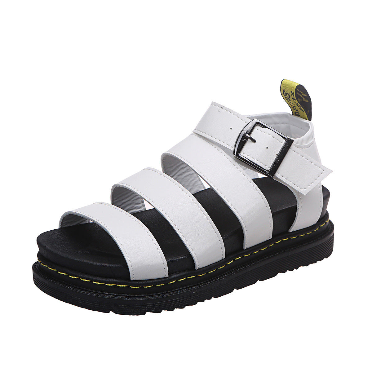 Svea | Riemchen-Plateausandalen