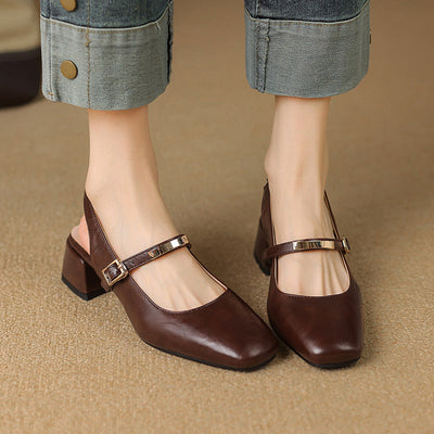Emilia | Mary Jane Dirndl Schuhe mit mittlerem Absatz für Oktoberfest