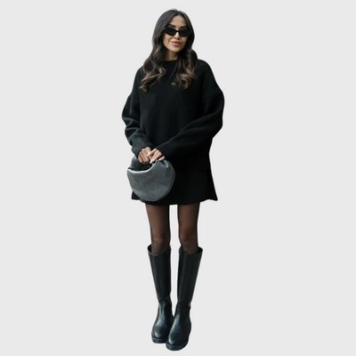 Annelie | Weiches Strick-Ensemble mit Pullover und Rock