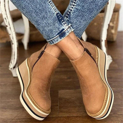 Barbara | Plattform-Wasserdichte Stiefeletten