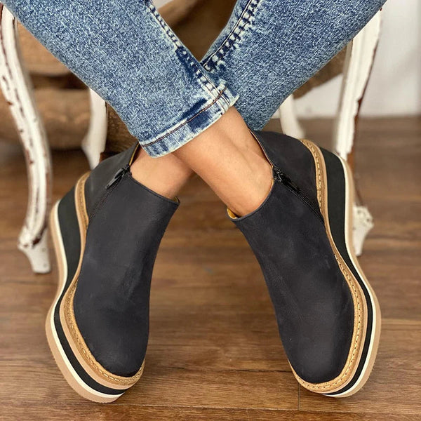 Barbara | Plattform-Wasserdichte Stiefeletten