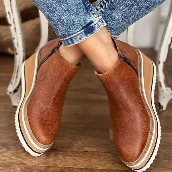 Barbara | Plattform-Wasserdichte Stiefeletten