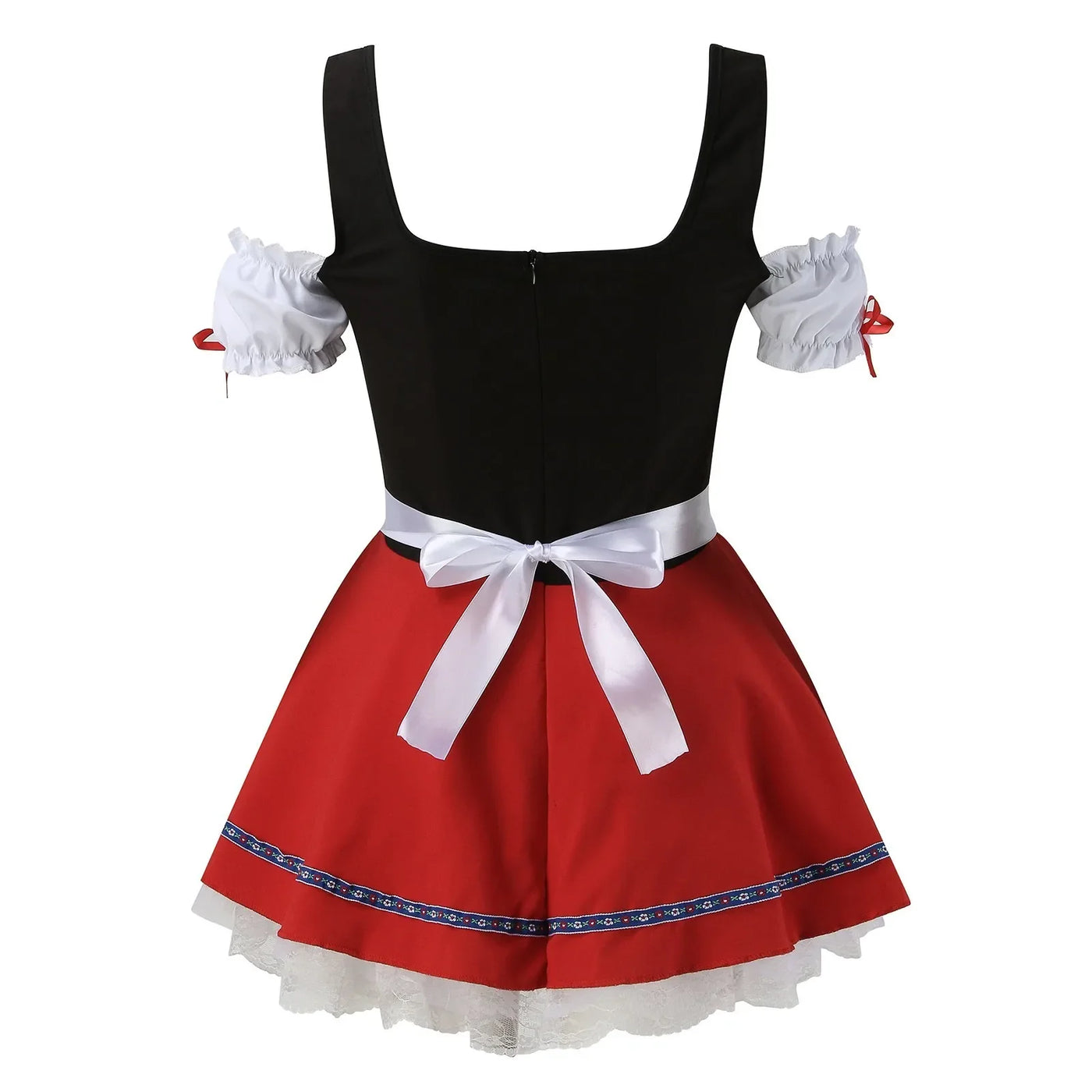 Klara | Mini Rot Oktoberfest Dirndl Kleid