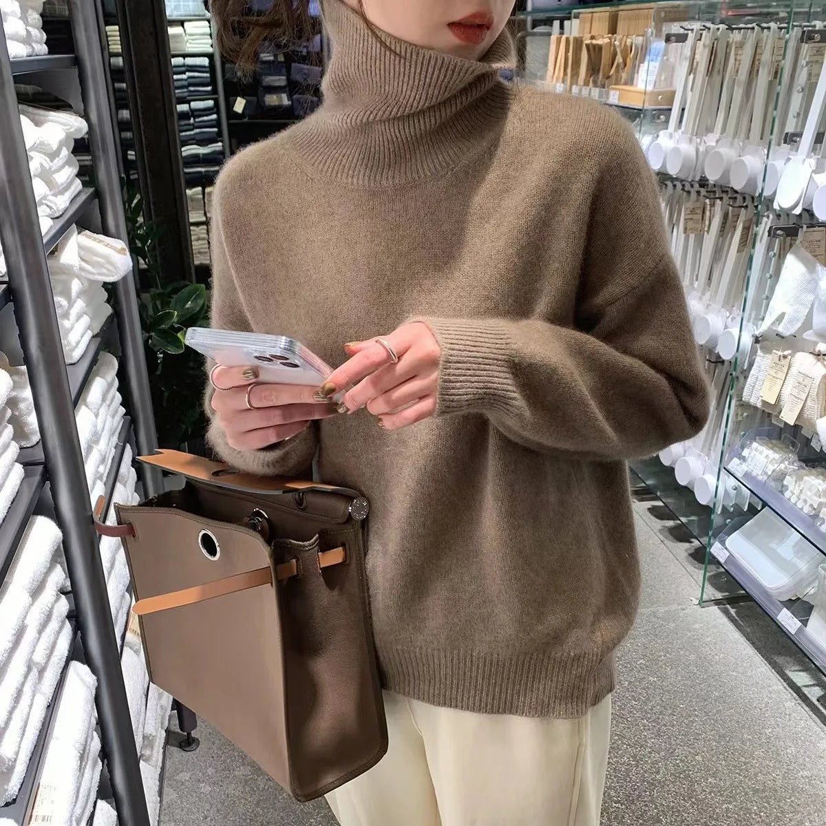 Sofia | Rollkragenpullover aus Kaschmir