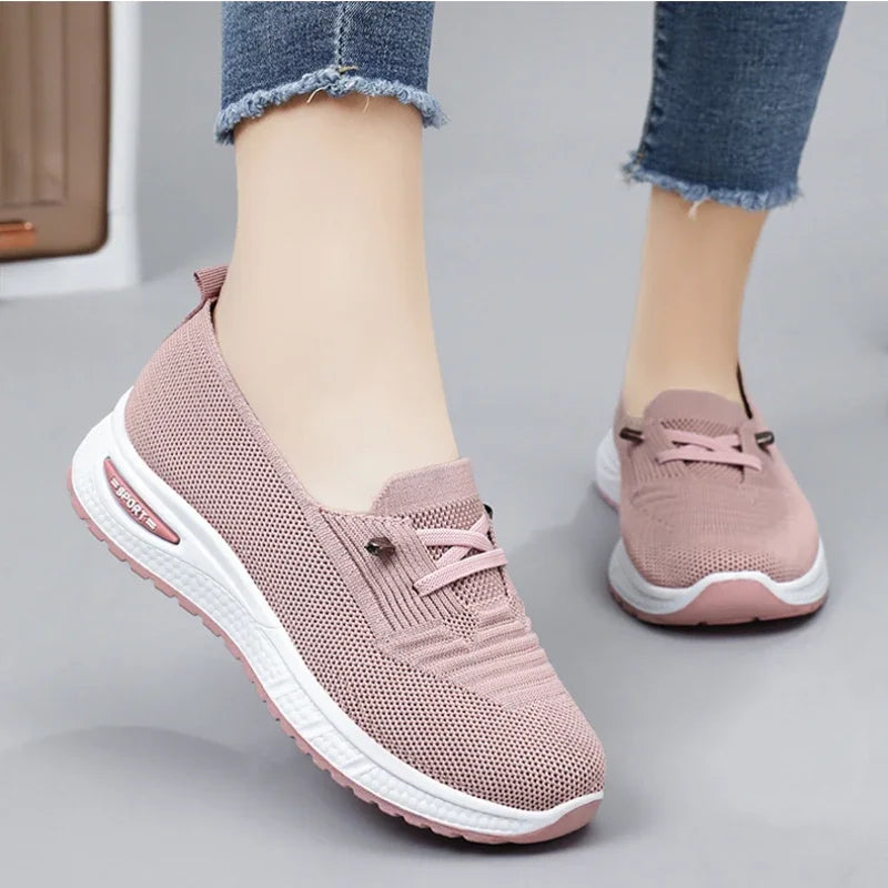 Jasmin | Bequeme Schlupfschuhe mit atmungsaktivem Strick