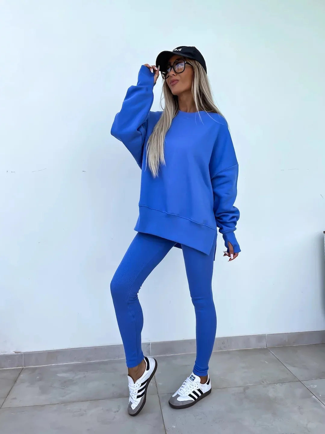 Annika | Zweiteiliges Ensemble mit weitem Pullover und Schlupfhose