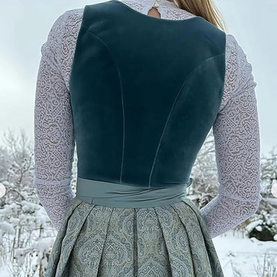 Marlene | Festliches Dirndl in bayerischem Blau