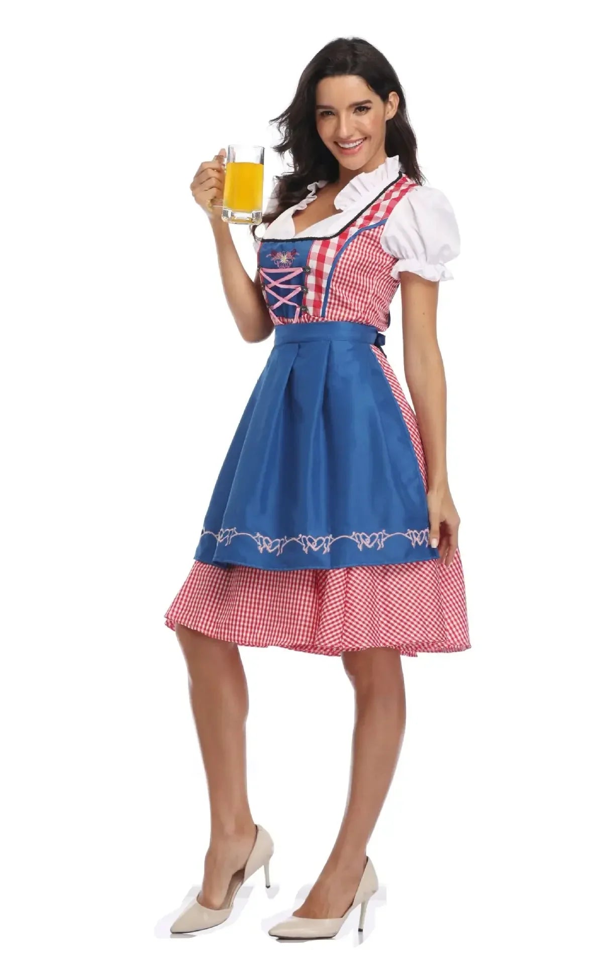 Alina | Klassisches Dirndl Kleid für Oktoberfest & Feste