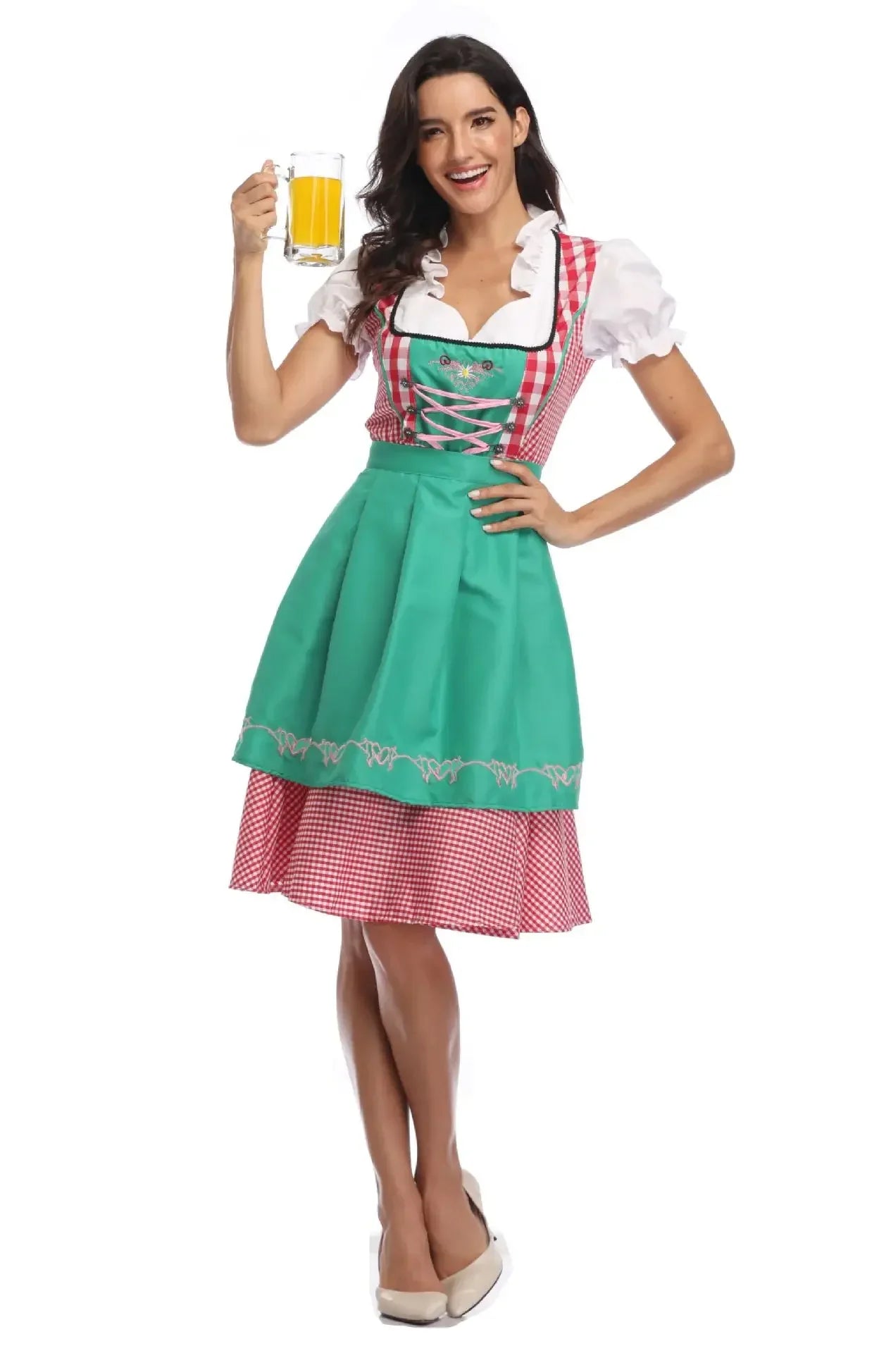 Alina | Klassisches Dirndl Kleid für Oktoberfest & Feste