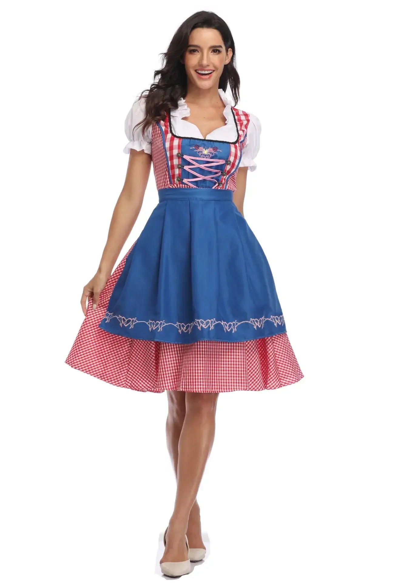 Alina | Klassisches Dirndl Kleid für Oktoberfest & Feste