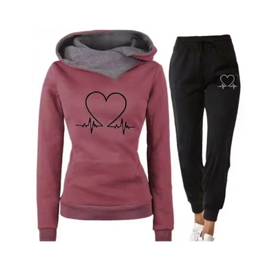 Minna | Zweiteiliges Set mit Kapuzenpulli und Jogginghose