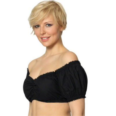 Gertrud | Schulterfreie Oktoberfest Dirndlbluse