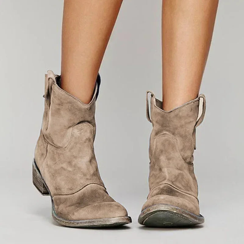 Mathilde | Ankle-Boots im Western-Stil mit Cuban Heel