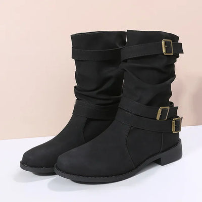 Greta | Mittlere Wadenstiefel für Oktoberfest & Alltag
