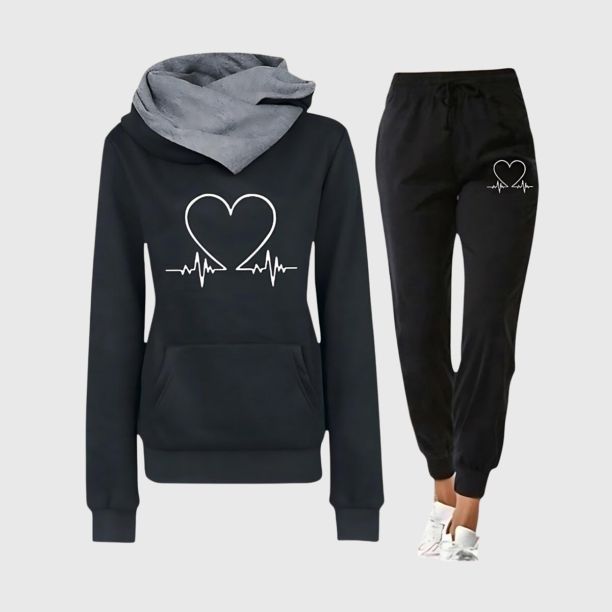 Minna | Zweiteiliges Set mit Kapuzenpulli und Jogginghose