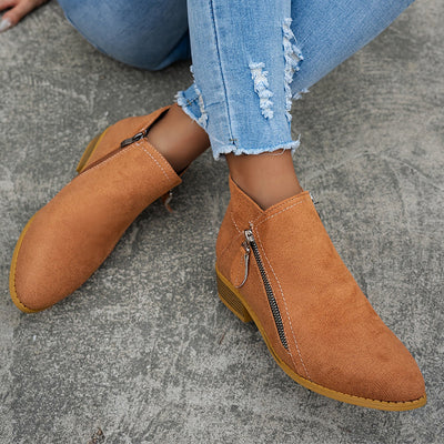 Augusta | Klassische Stiefeletten mit seitlichem Reißverschluss
