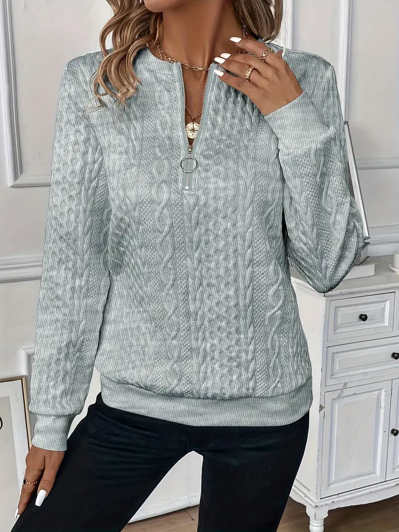 Marisa | Strickpullover mit Reißverschluss