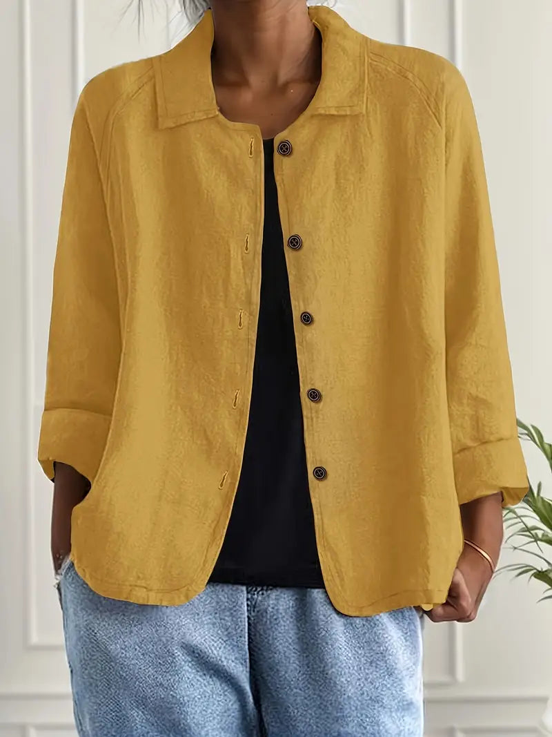Veronika | Modern geschnittene Shirt-Jacke im Casual-Stil