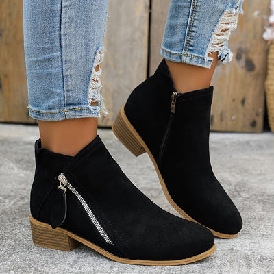 Augusta | Klassische Stiefeletten mit seitlichem Reißverschluss