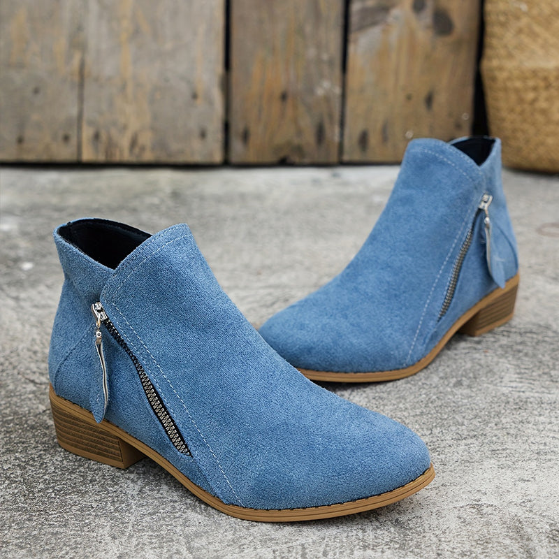Augusta | Klassische Stiefeletten mit seitlichem Reißverschluss