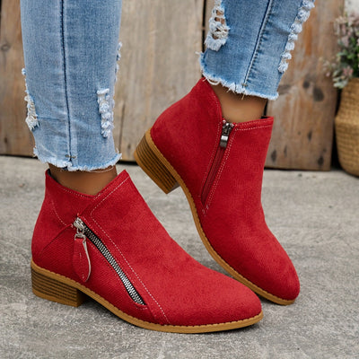 Augusta | Klassische Stiefeletten mit seitlichem Reißverschluss