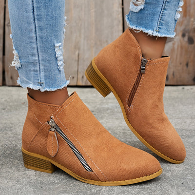 Augusta | Klassische Stiefeletten mit seitlichem Reißverschluss