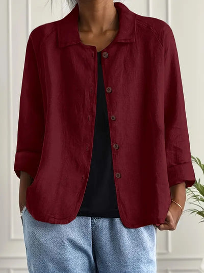 Veronika | Modern geschnittene Shirt-Jacke im Casual-Stil