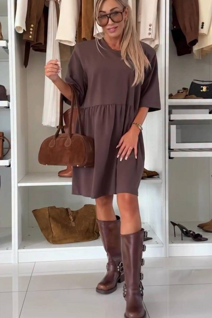 Jolina | Weit gesmoktes Minikleid