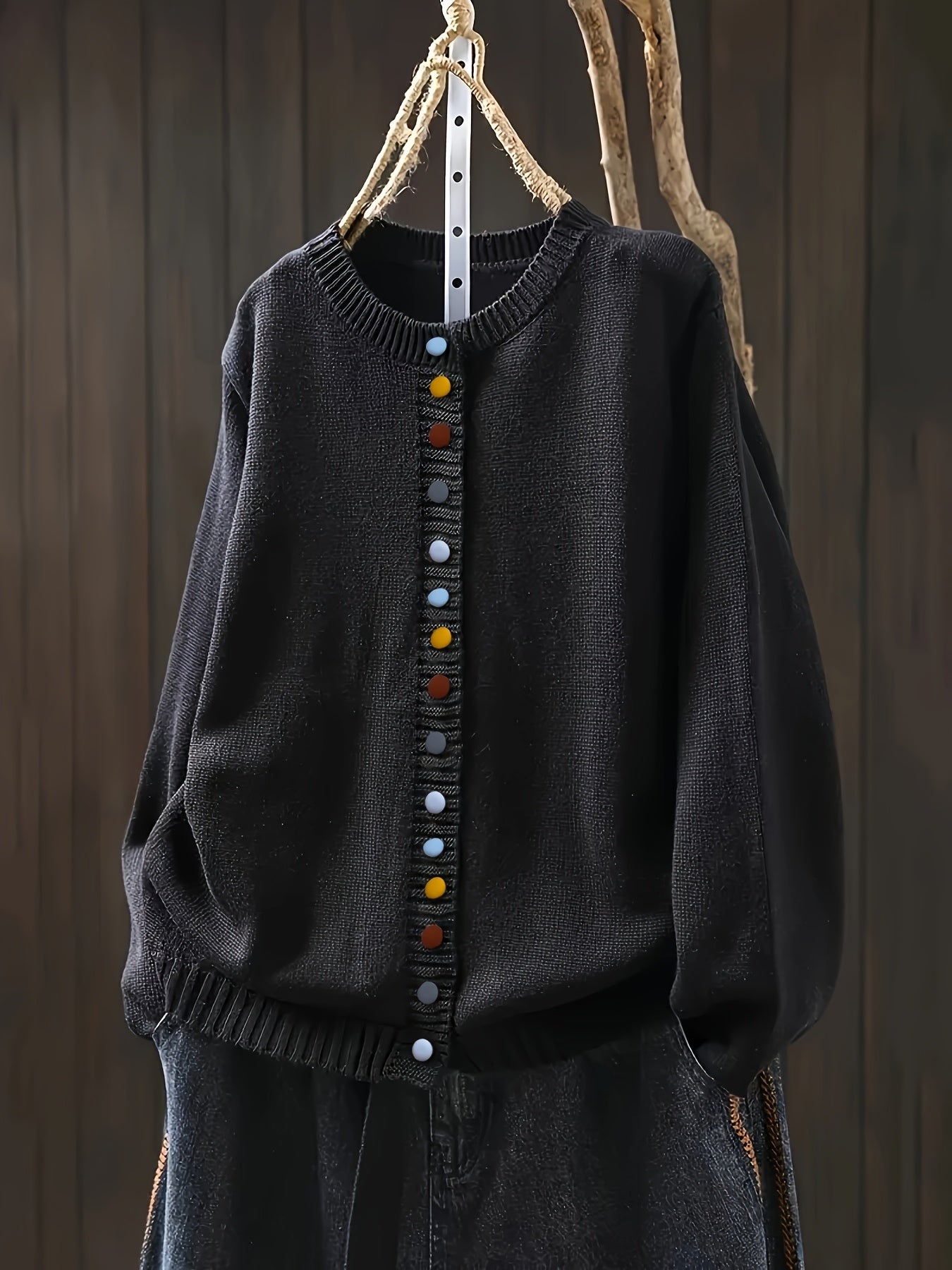 Selina | Komfortable Baumwoll-Strickjacke