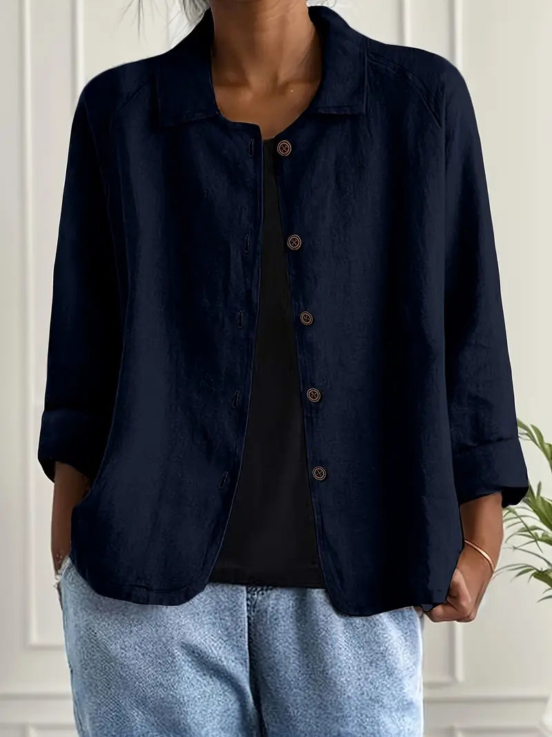 Veronika | Modern geschnittene Shirt-Jacke im Casual-Stil