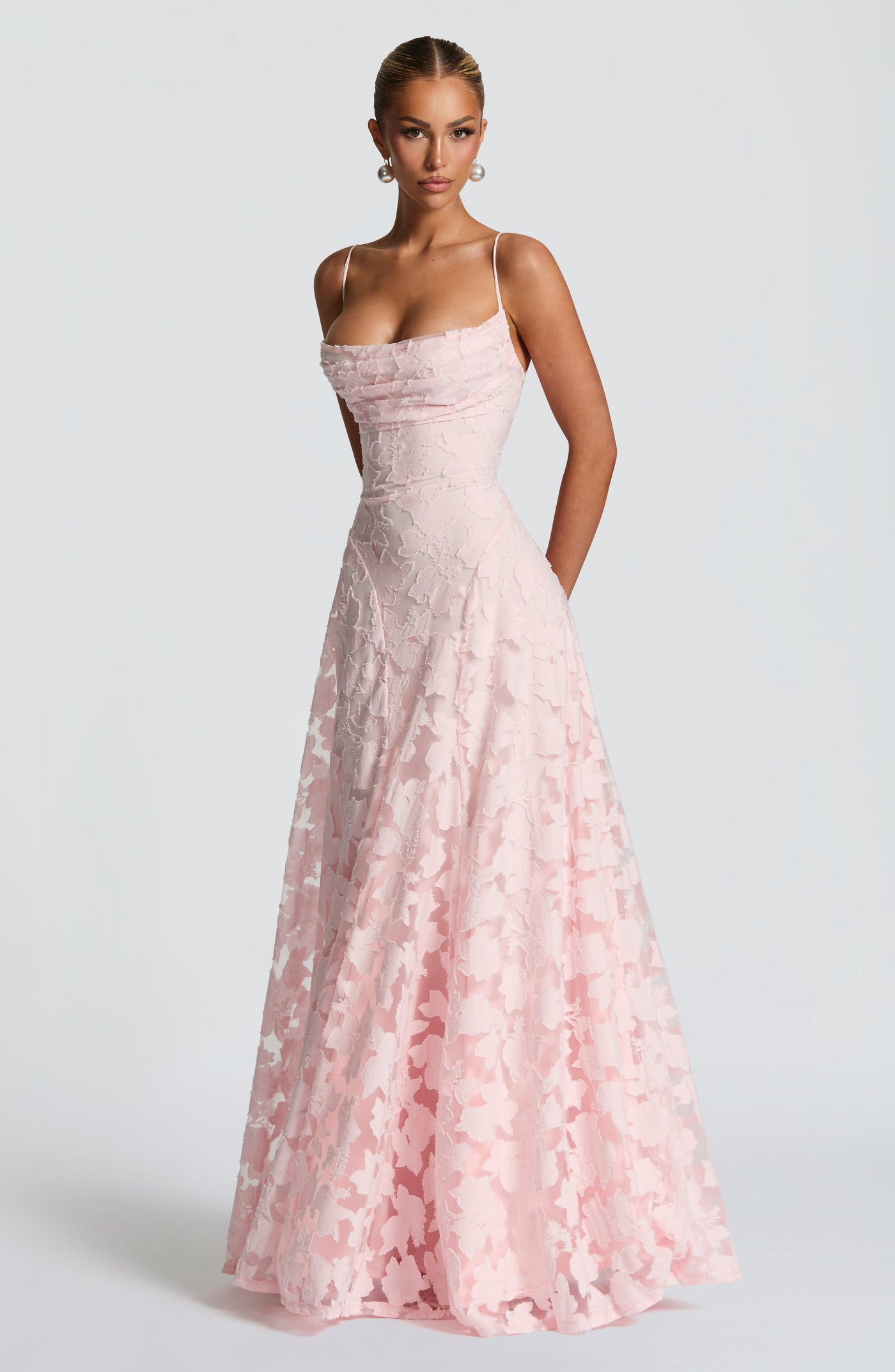 Hannelore | Maxi-Kleid mit Korsett aus Spitze